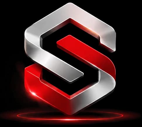 Semudah.click 3D Metallic Logo